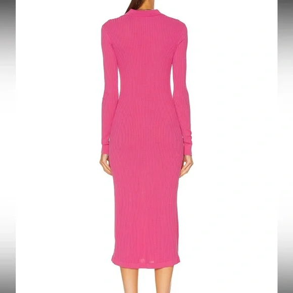 Dodo Bar Or Pink Ella Ribbed Dress - XS - Picture 5 of 9